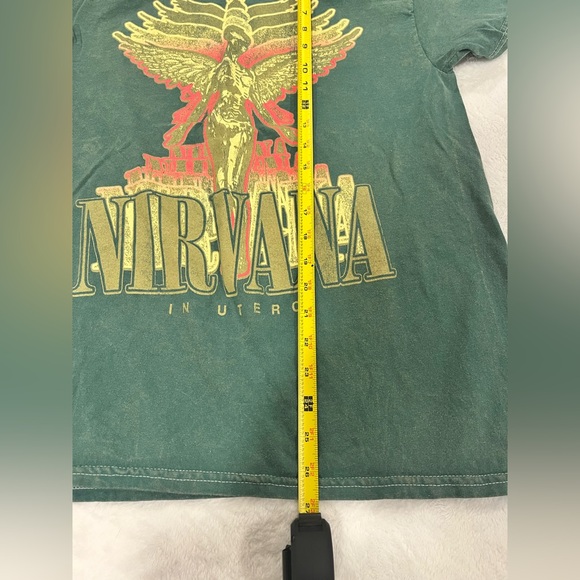 Nirvana Graphic Tee Bundle - In Utero Angel & Van Gogh Smiley - Size M - Picture 5 of 11